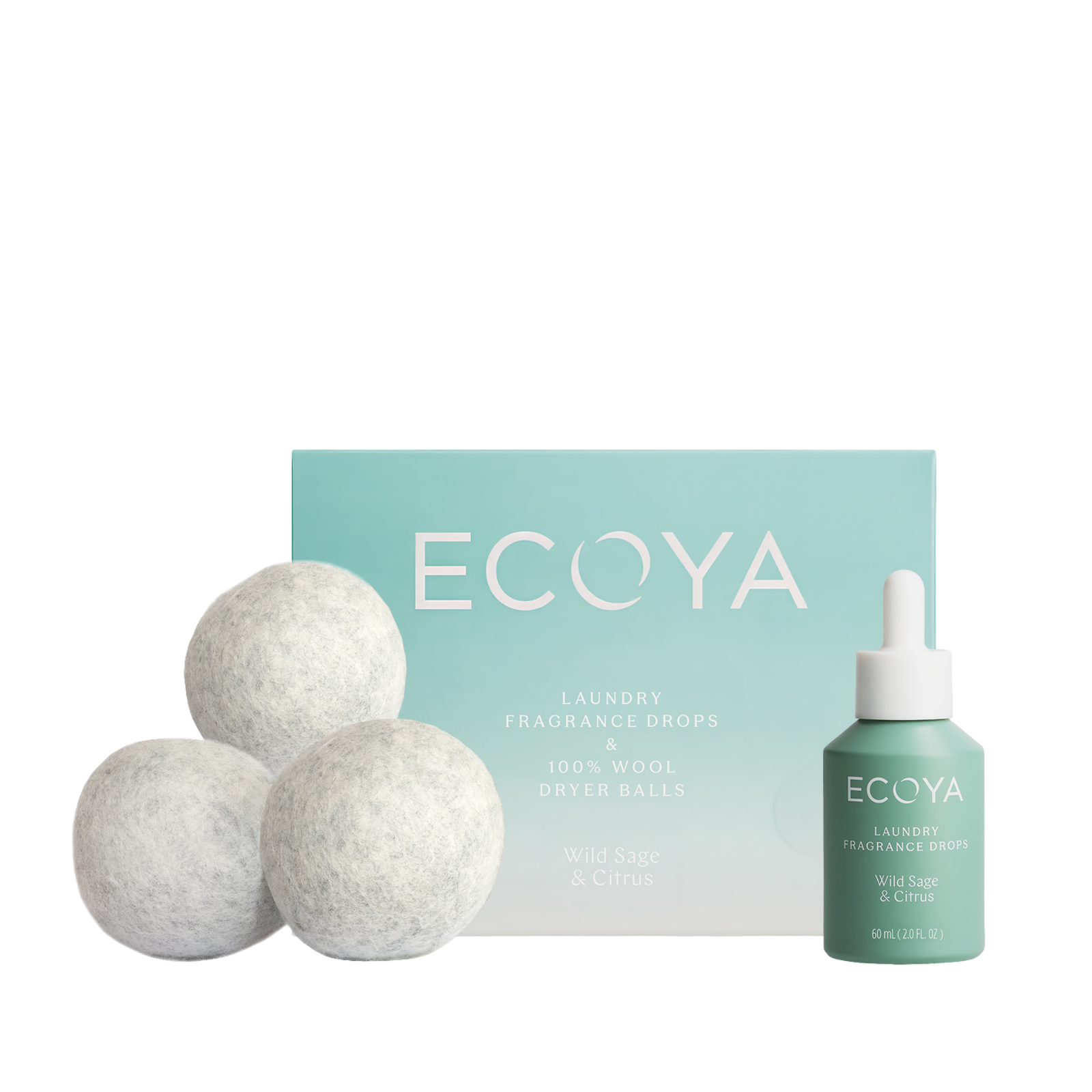 Wild Sage & Citrus Laundry Dryer Ball Set