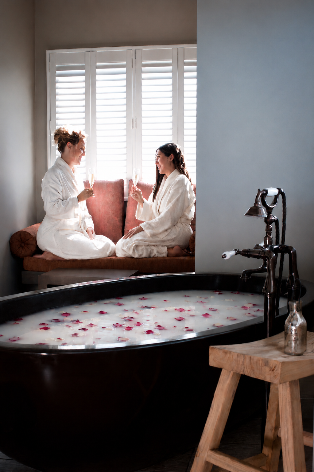 Mountain Spa Bath Friends